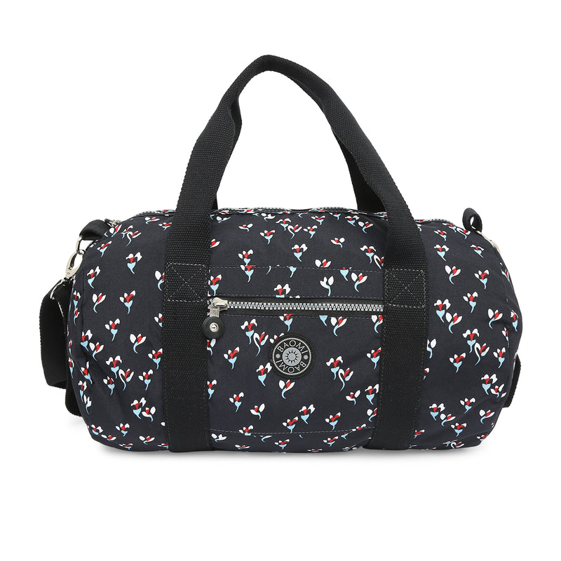 BAOMI CRINKLE HAND BAG Range Black Floral Soft One Size Handbag