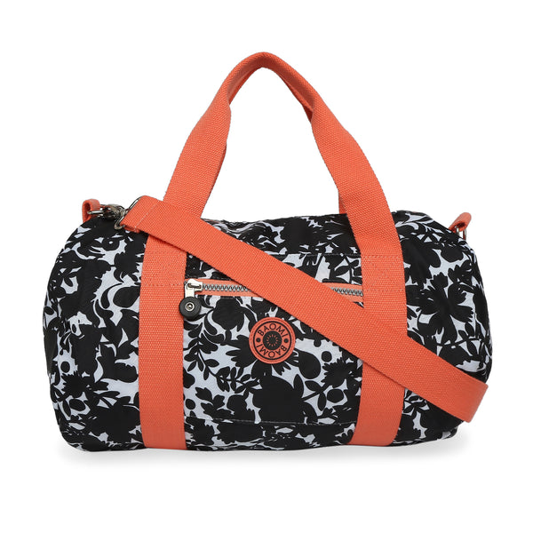 BAOMI CRINKLE HAND BAG Range Black & Peach Soft One Size Handbag