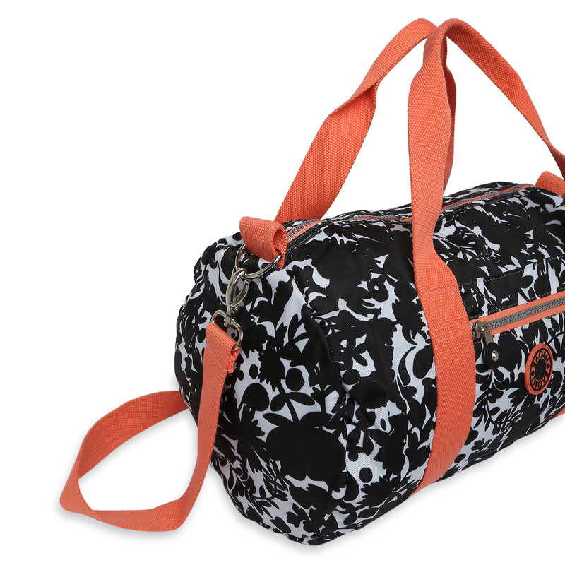 BAOMI CRINKLE HAND BAG Range Black & Peach Soft One Size Handbag