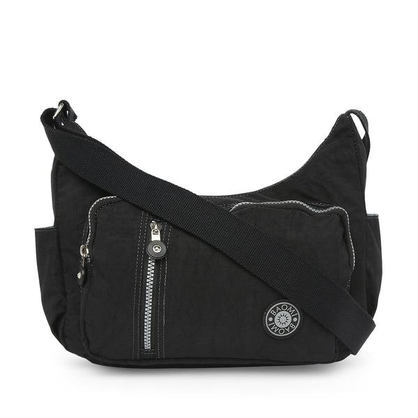 BAOMI CRINKLE SHOULDER BAG Range Black Soft One Size Shoulder Bag