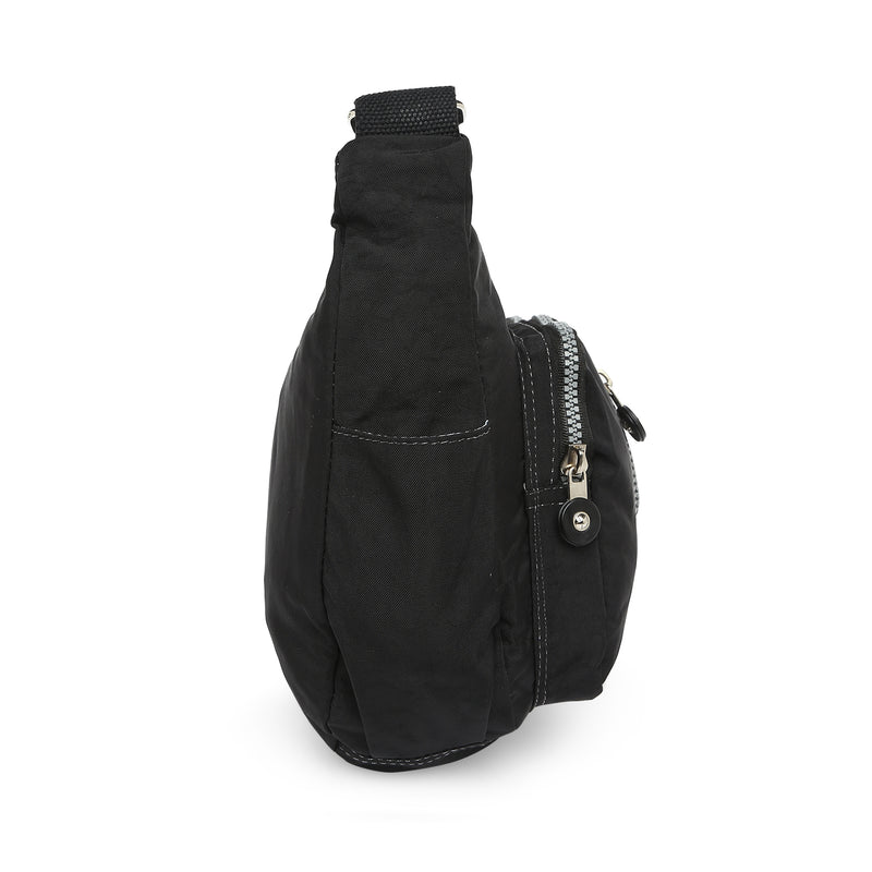 BAOMI CRINKLE SHOULDER BAG Range Black Soft One Size Shoulder Bag