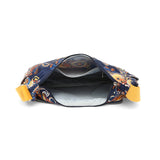 BAOMI CRINKLE SHOULDER BAG Range Blue & Yellow Floral Soft One Size Shoulder Bag