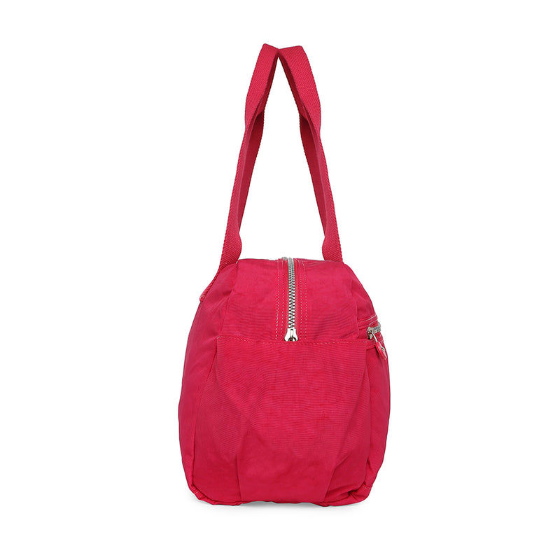 BAOMI CRINKLE HANDBAG Range Fuchsia Red Soft One Size Handbag