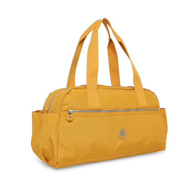 BAOMI CRINKLE HANDBAG Range Yellow Soft One Size Handbag