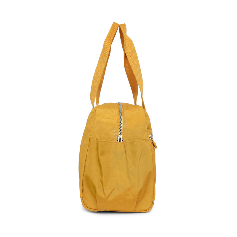 BAOMI CRINKLE HANDBAG Range Yellow Soft One Size Handbag