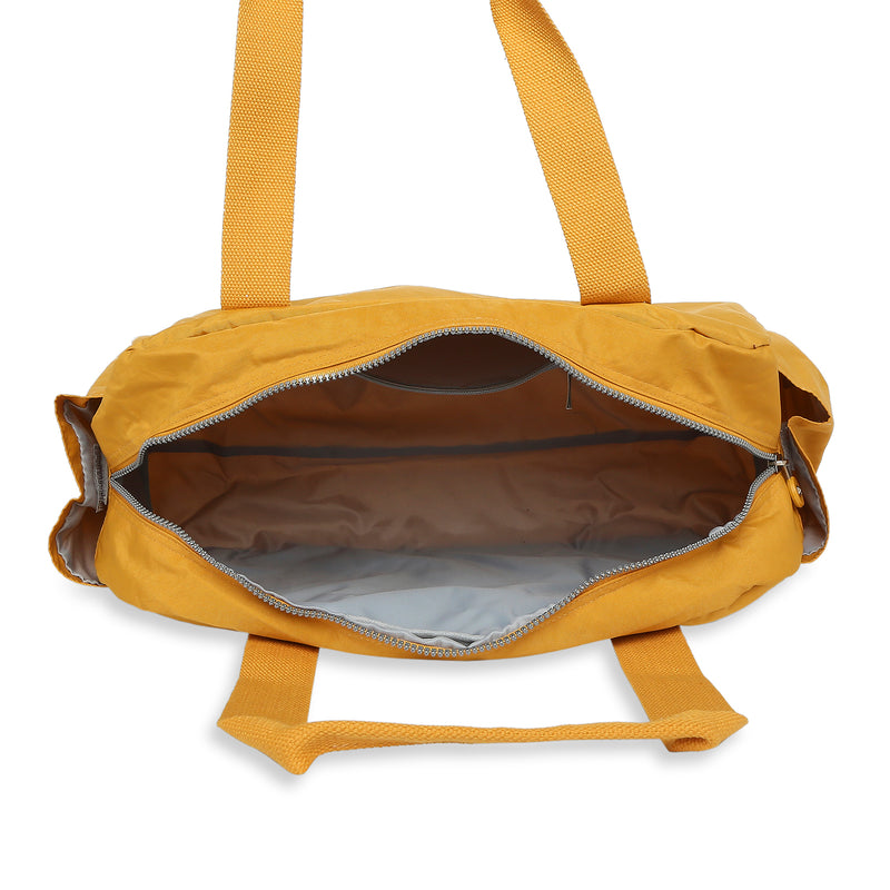 BAOMI CRINKLE HANDBAG Range Yellow Soft One Size Handbag