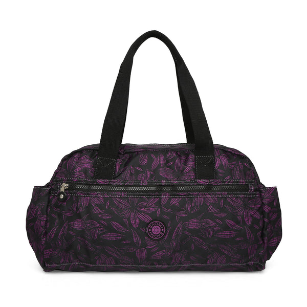 BAOMI CRINKLE HAND BAG Range Black & Purple Soft One Size Handbag
