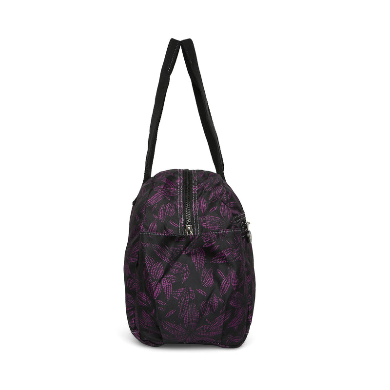 BAOMI CRINKLE HAND BAG Range Black & Purple Soft One Size Handbag