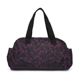 BAOMI CRINKLE HAND BAG Range Black & Purple Soft One Size Handbag