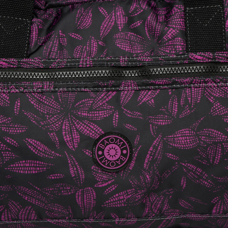 BAOMI CRINKLE HAND BAG Range Black & Purple Soft One Size Handbag