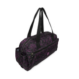 BAOMI CRINKLE HAND BAG Range Black & Purple Soft One Size Handbag