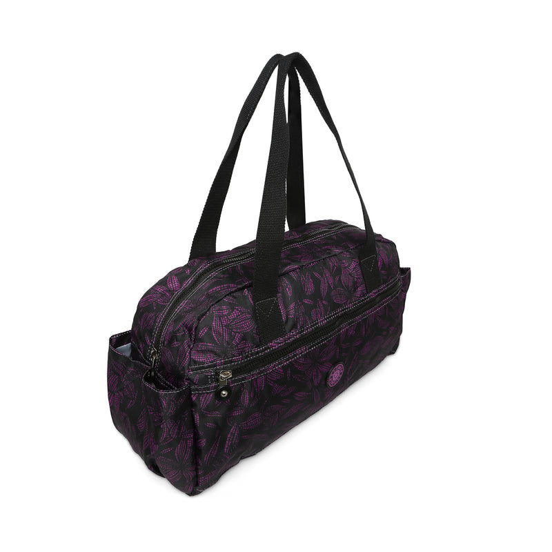 BAOMI CRINKLE HAND BAG Range Black & Purple Soft One Size Handbag