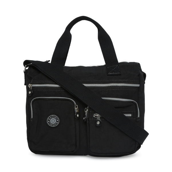 BAOMI CRINKLE SHOULDER BAG Range Black Soft One Size Shoulder Bag