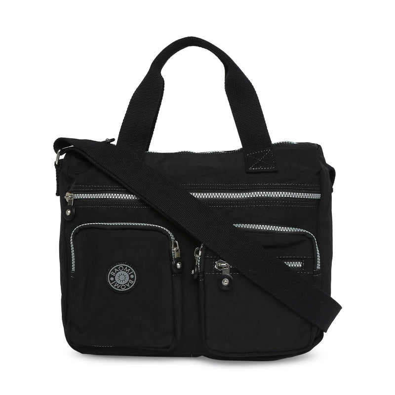 BAOMI CRINKLE SHOULDER BAG Range Black Soft One Size Shoulder Bag