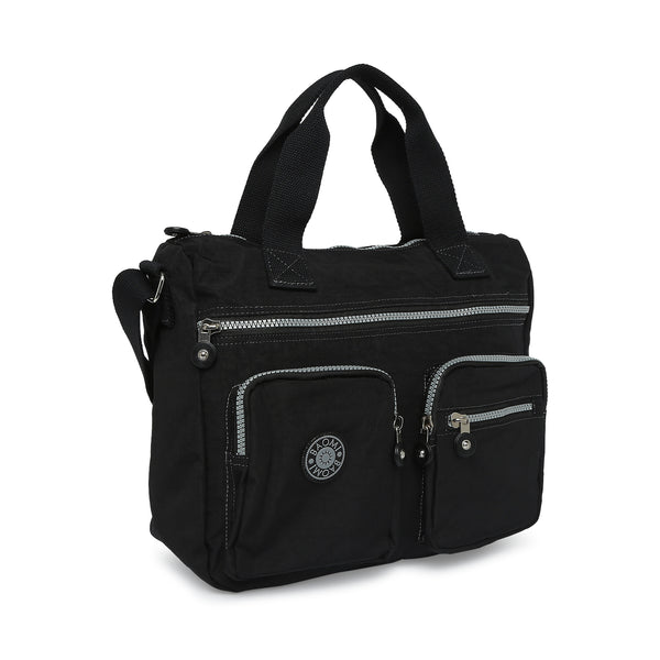 BAOMI CRINKLE SHOULDER BAG Range Black Soft One Size Shoulder Bag