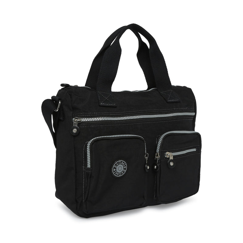 BAOMI CRINKLE SHOULDER BAG Range Black Soft One Size Shoulder Bag