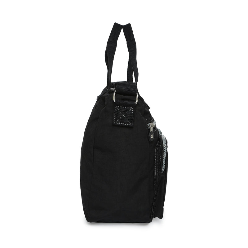 BAOMI CRINKLE SHOULDER BAG Range Black Soft One Size Shoulder Bag