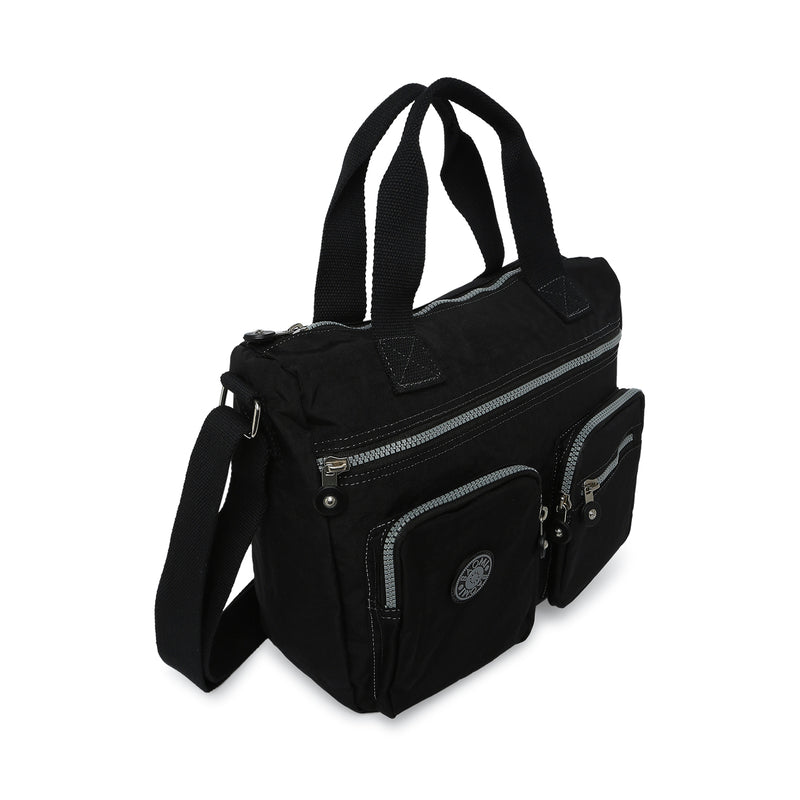 BAOMI CRINKLE SHOULDER BAG Range Black Soft One Size Shoulder Bag