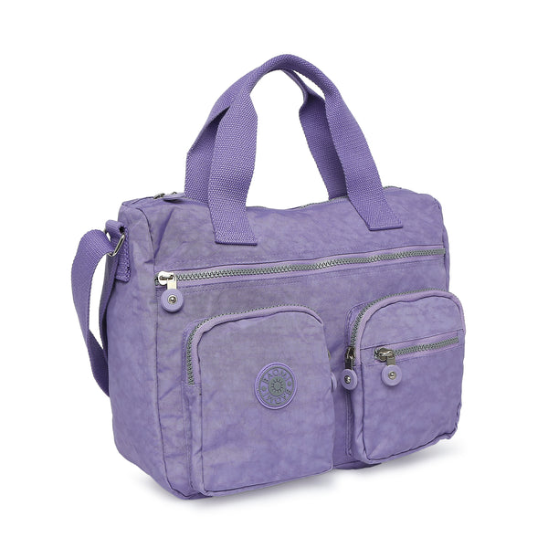 BAOMI CRINKLE SHOULDER BAG Range Light Purple Soft One Size Shoulder Bag