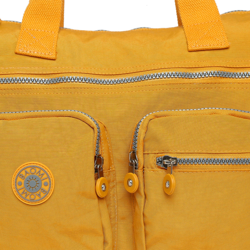 BAOMI CRINKLE SHOULDER BAG Range Yellow Soft One Size Shoulder Bag