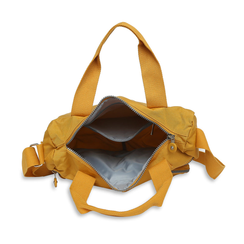 BAOMI CRINKLE SHOULDER BAG Range Yellow Soft One Size Shoulder Bag