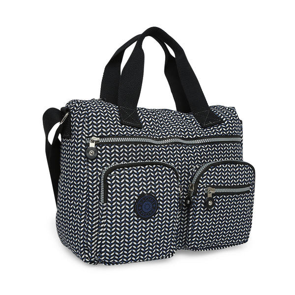 BAOMI CRINKLE SHOULDER BAG Range Black & White Soft One Size Shoulder Bag