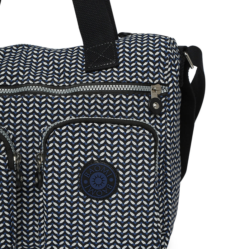 BAOMI CRINKLE SHOULDER BAG Range Black & White Soft One Size Shoulder Bag