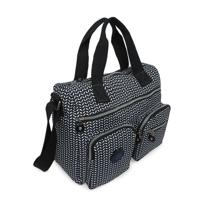BAOMI CRINKLE SHOULDER BAG Range Black & White Soft One Size Shoulder Bag