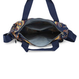 BAOMI CRINKLE SHOULDER BAG Range Blue & Yellow Floral Soft One Size Shoulder Bag