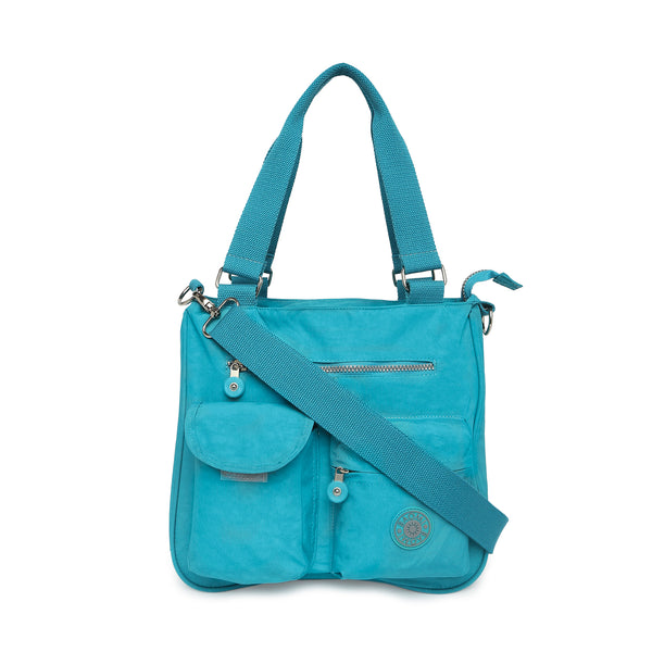 BAOMI CRINKLE SHOULDER BAG Range Blue Soft One Size Shoulder Bag