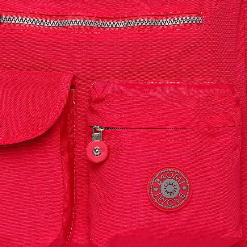 BAOMI CRINKLE SHOULDER BAG Range Fuchsia Red Soft One Size Shoulder Bag
