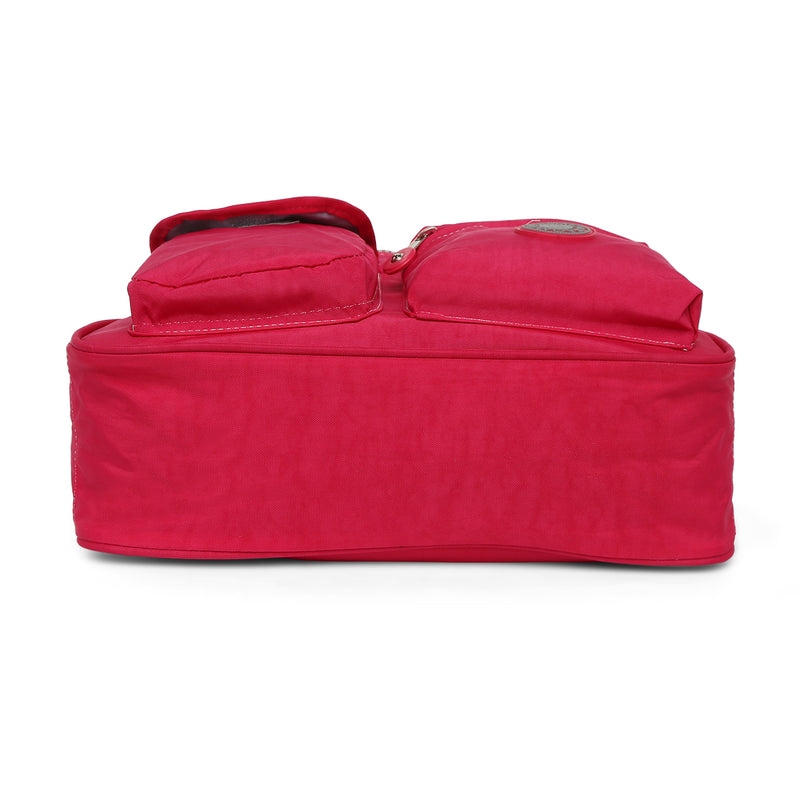 BAOMI CRINKLE SHOULDER BAG Range Fuchsia Red Soft One Size Shoulder Bag