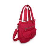 BAOMI CRINKLE SHOULDER BAG Range Fuchsia Red Soft One Size Shoulder Bag