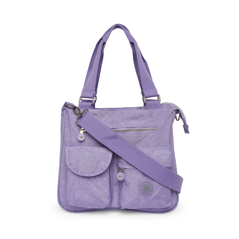 BAOMI CRINKLE SHOULDER BAG Range Light Purple Soft One Size Shoulder Bag