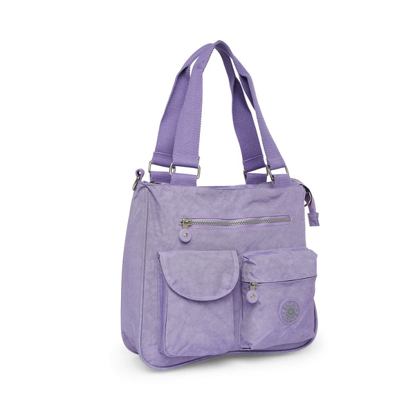 BAOMI CRINKLE SHOULDER BAG Range Light Purple Soft One Size Shoulder Bag