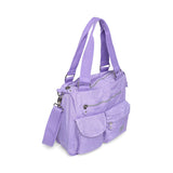 BAOMI CRINKLE SHOULDER BAG Range Light Purple Soft One Size Shoulder Bag