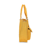 BAOMI CRINKLE SHOULDER BAG Range Yellow Soft One Size Shoulder Bag