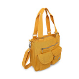 BAOMI CRINKLE SHOULDER BAG Range Yellow Soft One Size Shoulder Bag