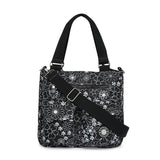BAOMI CRINKLE SHOULDER BAG Range Black & White Floral Soft One Size Shoulder Bag