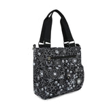 BAOMI CRINKLE SHOULDER BAG Range Black & White Floral Soft One Size Shoulder Bag