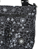 BAOMI CRINKLE SHOULDER BAG Range Black & White Floral Soft One Size Shoulder Bag