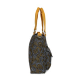 BAOMI CRINKLE SHOULDER BAG Range Black & Yellow Soft One Size Shoulder Bag