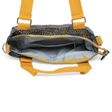 BAOMI CRINKLE SHOULDER BAG Range Black & Yellow Soft One Size Shoulder Bag