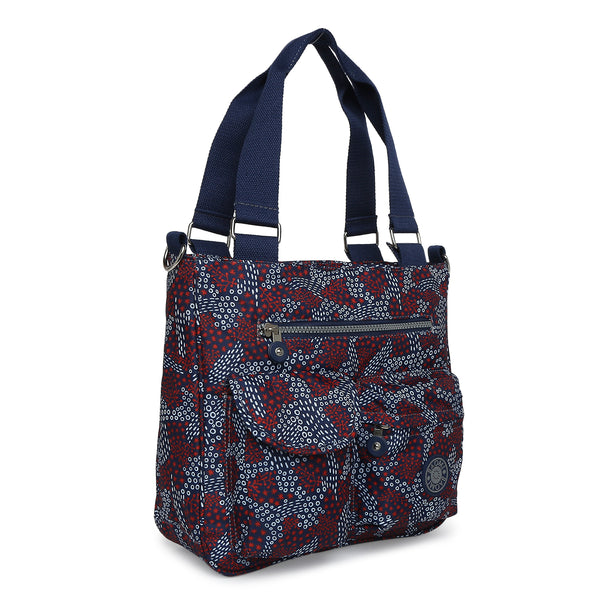 BAOMI CRINKLE SHOULDER BAG Range Blue & Red Soft One Size Shoulder Bag