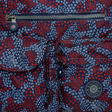 BAOMI CRINKLE SHOULDER BAG Range Blue & Red Soft One Size Shoulder Bag