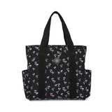 BAOMI CRINKLE HAND BAG Range Black Floral Soft One Size Handbag