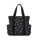 BAOMI CRINKLE HAND BAG Range Black Floral Soft One Size Handbag