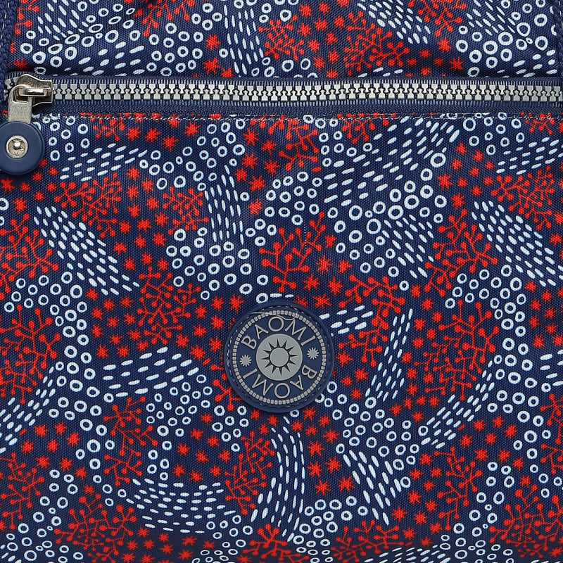 BAOMI CRINKLE HAND BAG Range Blue & Red Soft One Size Handbag