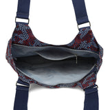 BAOMI CRINKLE HAND BAG Range Blue & Red Soft One Size Handbag