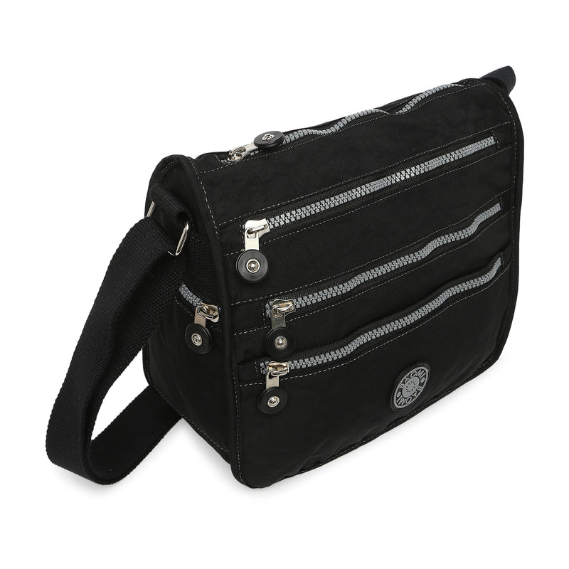 BAOMI CRINKLE SHOULDER BAG Range Black Soft One Size Shoulder Bag